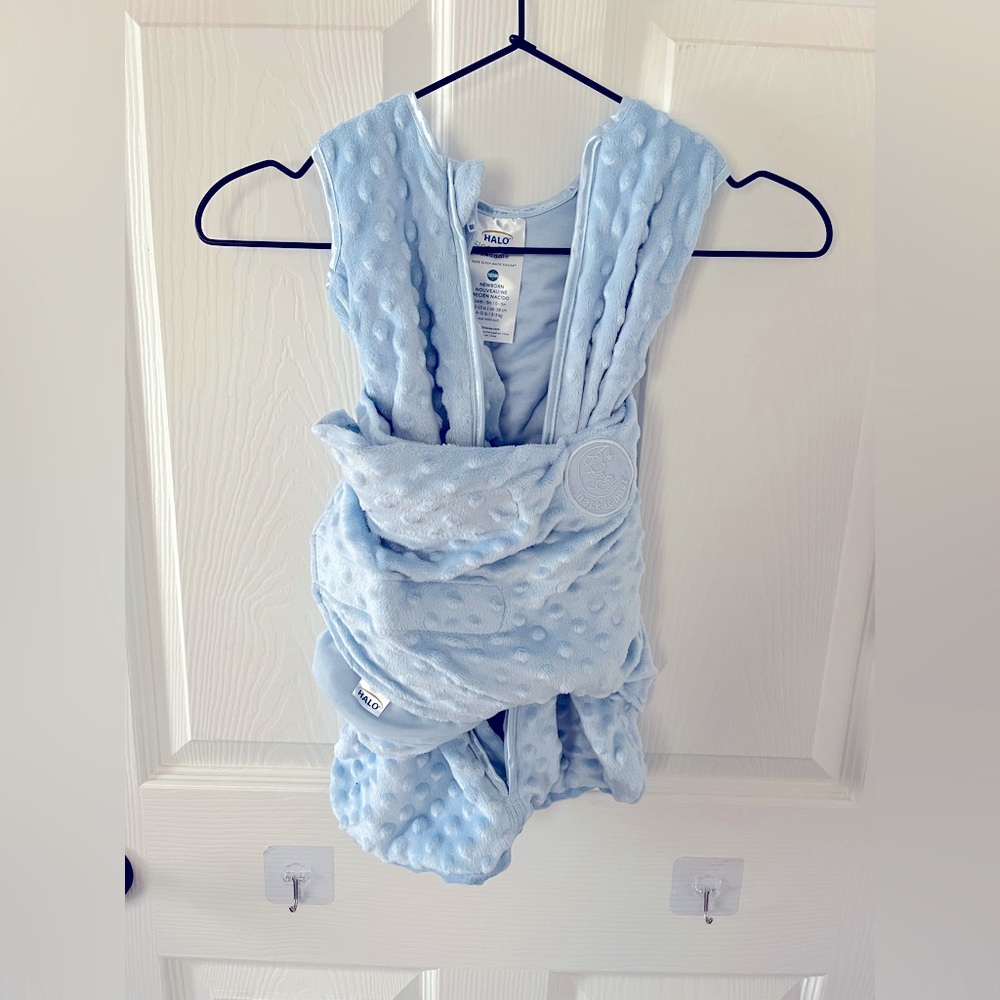 Halo Sleepsack Swaddle in Light Blue